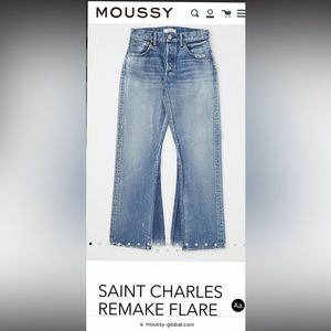 Moussy Saint Charles Remake Flare - Size 27 NWT!